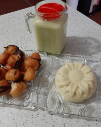 دسرطالبی آب طالبی باپیراشکی