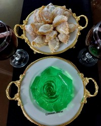 شیرینی قطاب _ ژله عید میلاد امام رضا (ع)مبارک