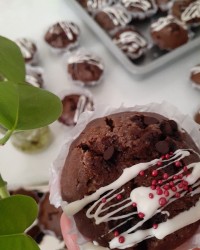 کاپ کیک شکلاتی بدون همزن