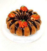 کیک گردویی با شکلات چیپسی