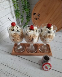 کیک بستنی لیوانی