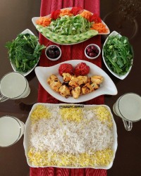 جوجه زعفرانی