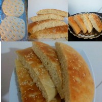 نان گرد ترکمنی