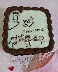 کیک نارگیلی با روکش کرم نارگیلی