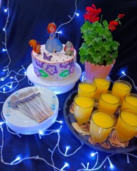 کیک تولد 3سالگی دختر گلی