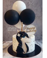 کیک دخترانه کیک یونیکورن کیک بادکنکی