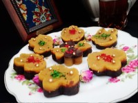 حلوا قالبی دو رنگ