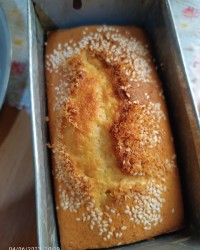 کیک نارگیلی? زعفرانی?کنجدی