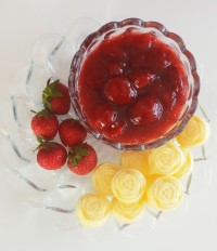 مربای توت فرنگی با ژلاتین