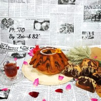کیک زبرا پنبه ای