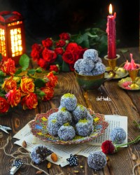 توپک خرمایی چهار مغز مغز دار