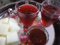 ژله قند و چای