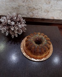 کیک زبرا با شکلات تخته ای