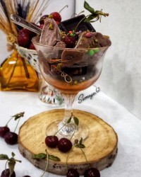 بستنی شکلاتی بادستور استاد سراجی