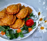 پیراشکی گوشت و قارچ