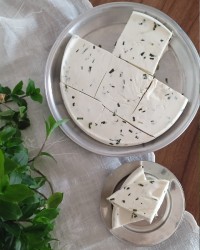 پنیر خانگی (شیر گوسفندی)
