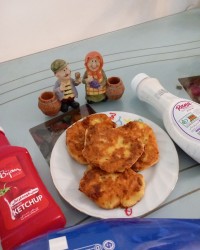 پن کیک سیب زمینی ورق بزن مهربونم