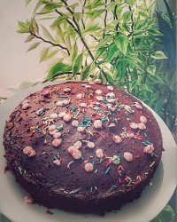 کیک شکلاتی فوری