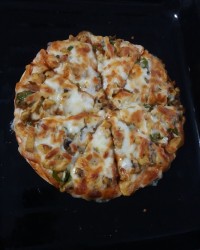 پیتزامرغ وقارچ پیتزامخلوط