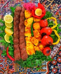 جوجه کباب و کوبیده