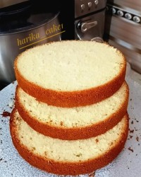 کیک اسفنجی معرکه با دستور استاد سراجی عزیزم