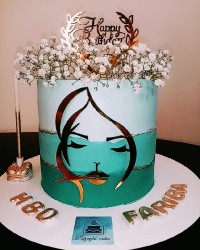 کیک زنونه چهره