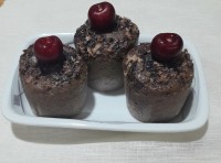 کاپ کیک شکلاتی ساده