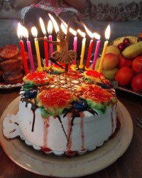 کیک تولد 24 خرداد