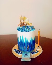 کیک آبی مردونه