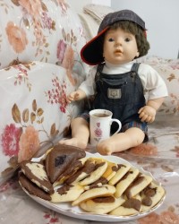 کوکی میکری مغزدار ورق بزن مهربونم