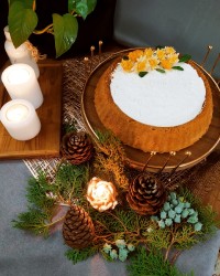 تارت کیک زعفرانی