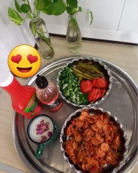 سوسیس بندری با قارچ