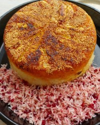 ته چین بدون تخم مرغ