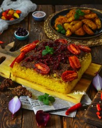 ته چین کباب تابه ای