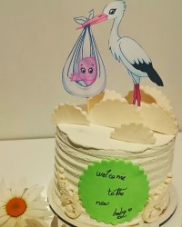 کیک بارداری خودم☺️?