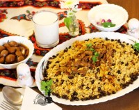 نخودپلو با نخود سیاه