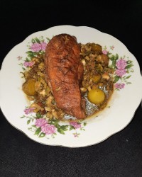 خورش بروکلی،گوجه سبز