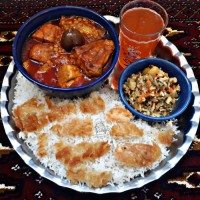 قیمه‍ بادمجون ֶָ֪