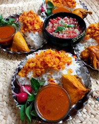 زرشڪـ پـلو با مـرغ