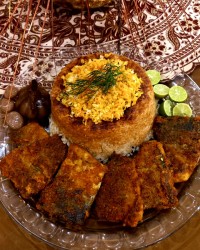 ماهی پلو خوشمزمون