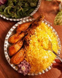 مرغ پرپیاز مجلسی