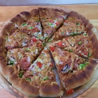 پیتزا با خمیر خانگی ?