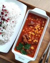 خورش لوبیا سفید کاشان