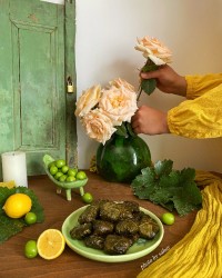 دلمه برگ مو کرمانی