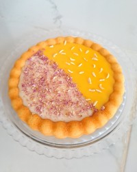 کیک شربتی با محلبی