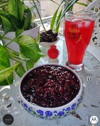 مربای آلبالو شربت آلبالو