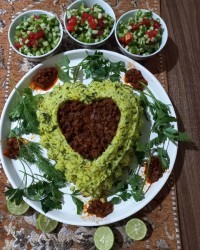 سبزی پلو دامغانی