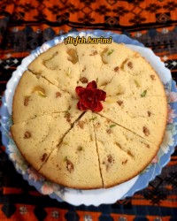 کیک زرد آلو