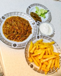 میرزا قاسمی سیب زمینی تنوری