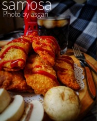 سمبوسه با خمیر خانگی